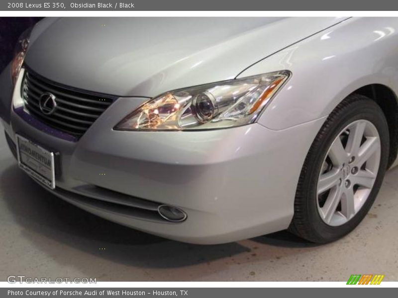 Obsidian Black / Black 2008 Lexus ES 350