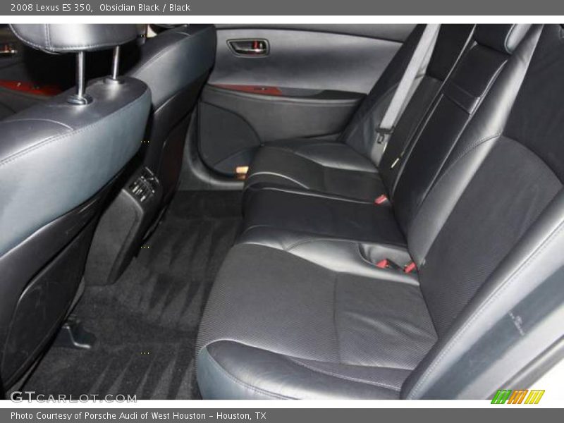 Obsidian Black / Black 2008 Lexus ES 350