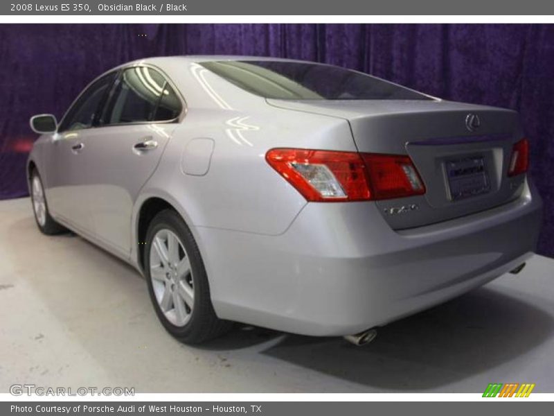 Obsidian Black / Black 2008 Lexus ES 350