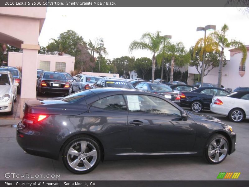 Smoky Granite Mica / Black 2010 Lexus IS 250C Convertible