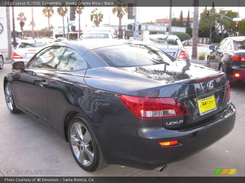 Smoky Granite Mica / Black 2010 Lexus IS 250C Convertible