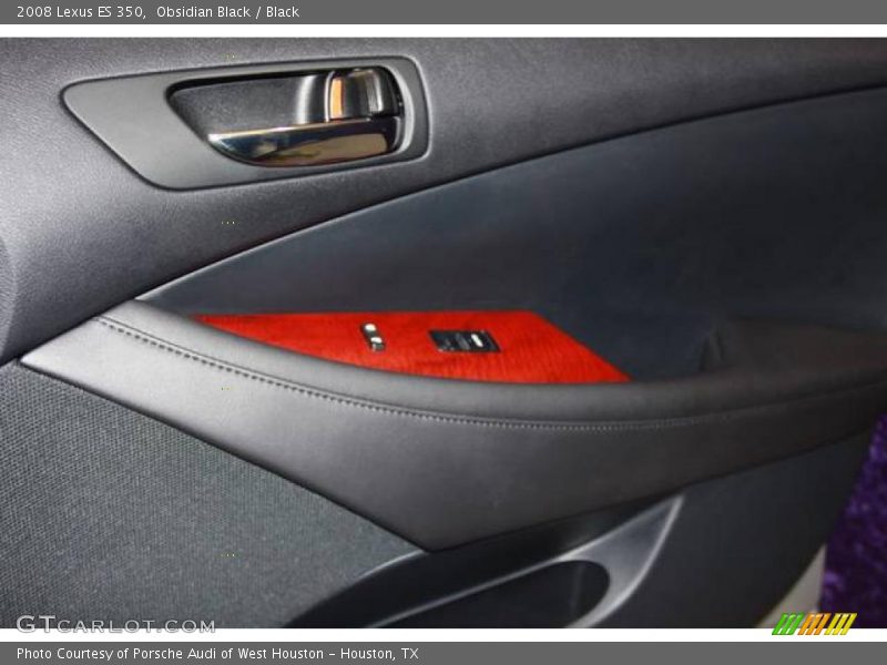 Obsidian Black / Black 2008 Lexus ES 350