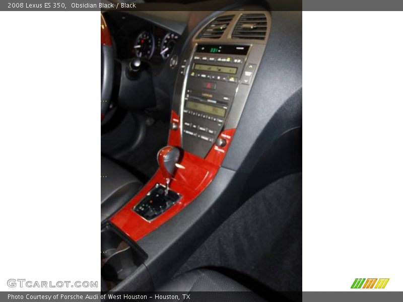 Obsidian Black / Black 2008 Lexus ES 350