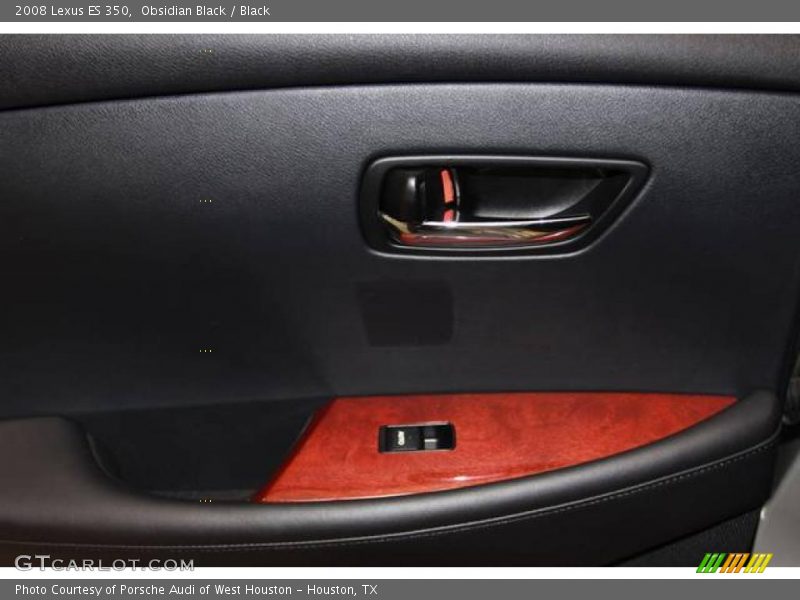 Obsidian Black / Black 2008 Lexus ES 350