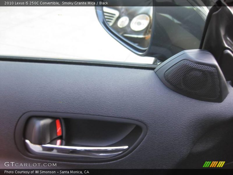 Smoky Granite Mica / Black 2010 Lexus IS 250C Convertible