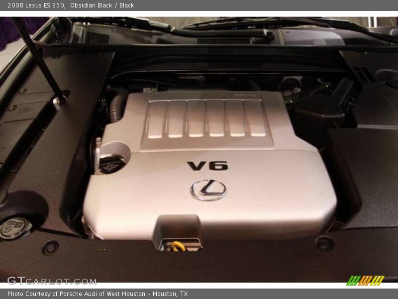 Obsidian Black / Black 2008 Lexus ES 350