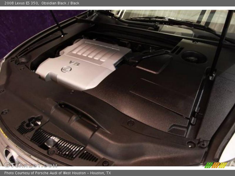 Obsidian Black / Black 2008 Lexus ES 350
