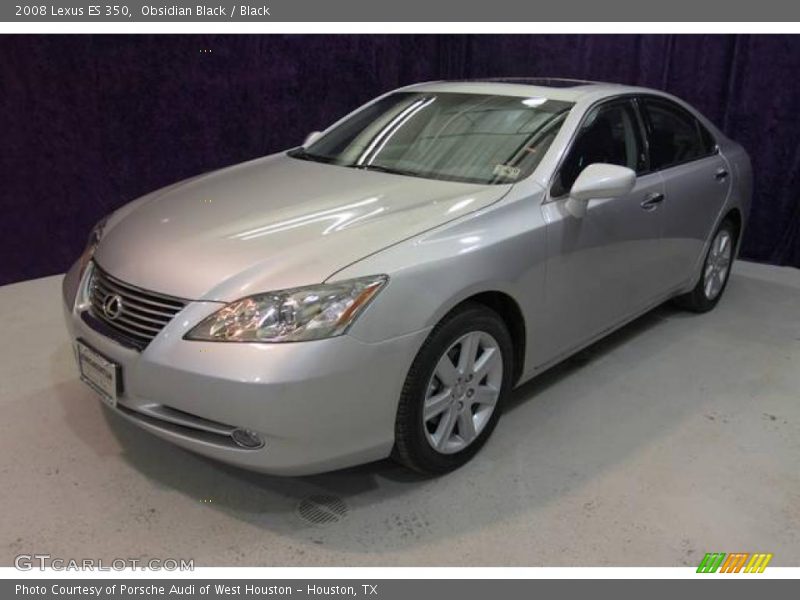 Obsidian Black / Black 2008 Lexus ES 350