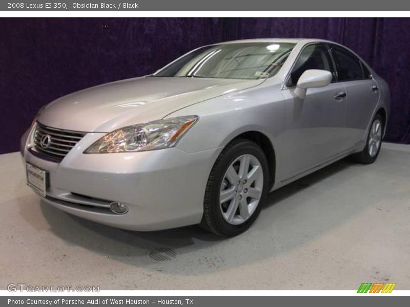 Obsidian Black / Black 2008 Lexus ES 350