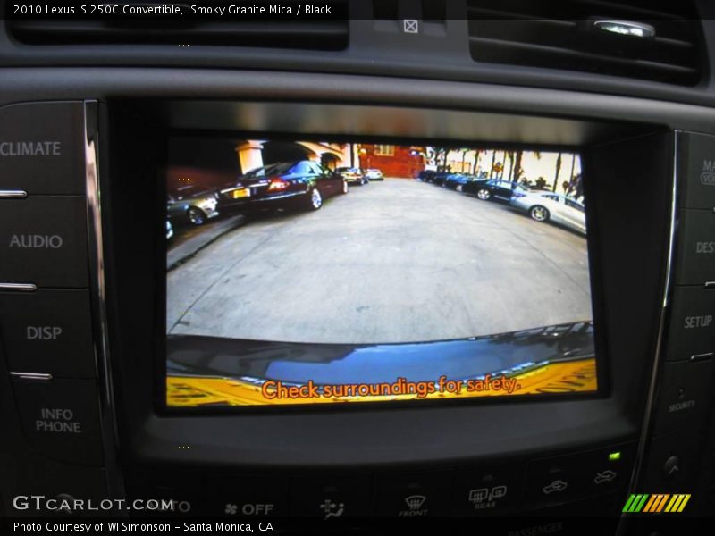Smoky Granite Mica / Black 2010 Lexus IS 250C Convertible