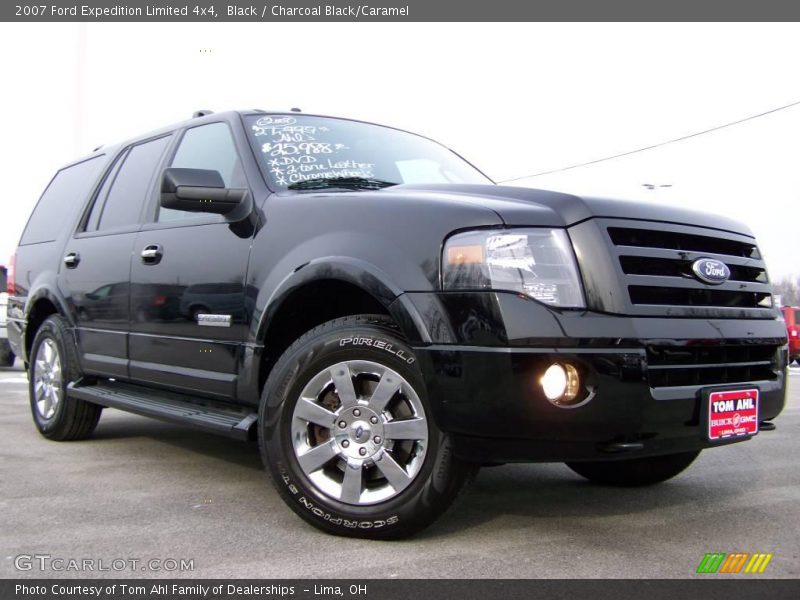Black / Charcoal Black/Caramel 2007 Ford Expedition Limited 4x4