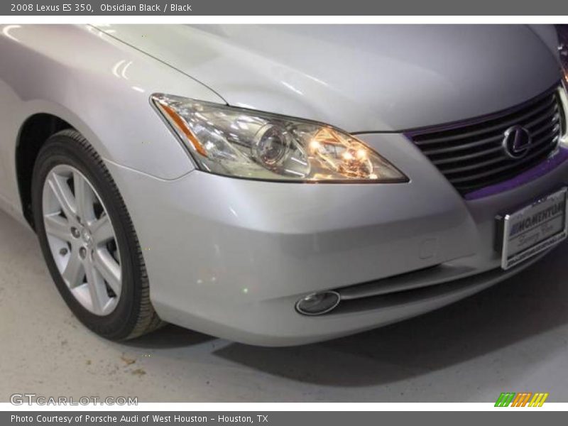 Obsidian Black / Black 2008 Lexus ES 350