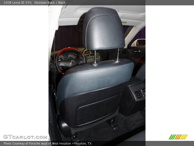 Obsidian Black / Black 2008 Lexus ES 350