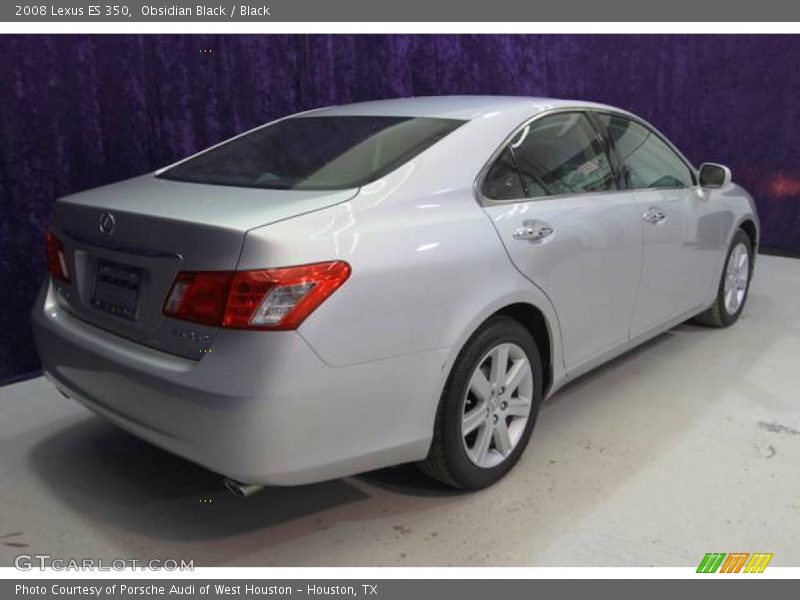 Obsidian Black / Black 2008 Lexus ES 350