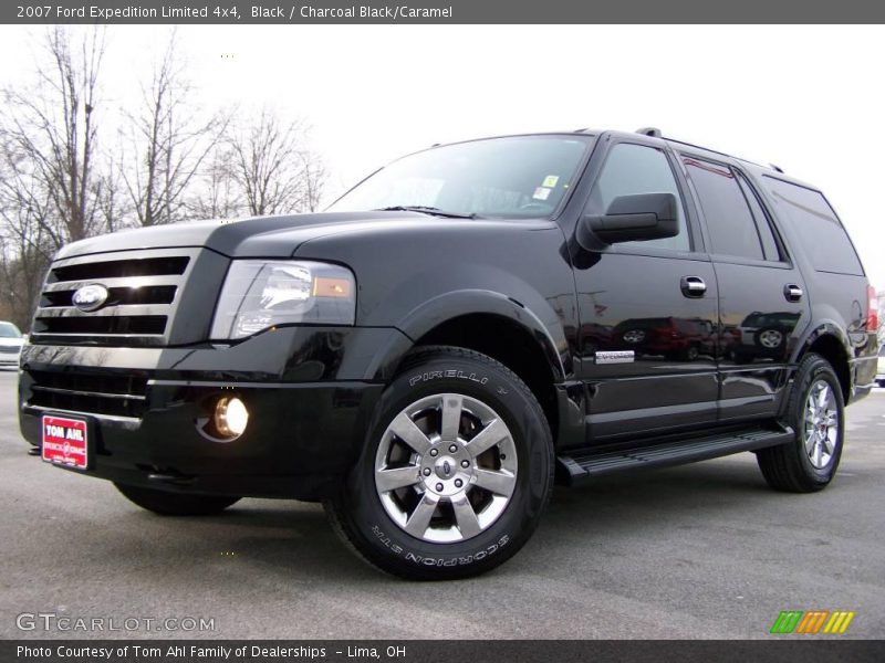 Black / Charcoal Black/Caramel 2007 Ford Expedition Limited 4x4
