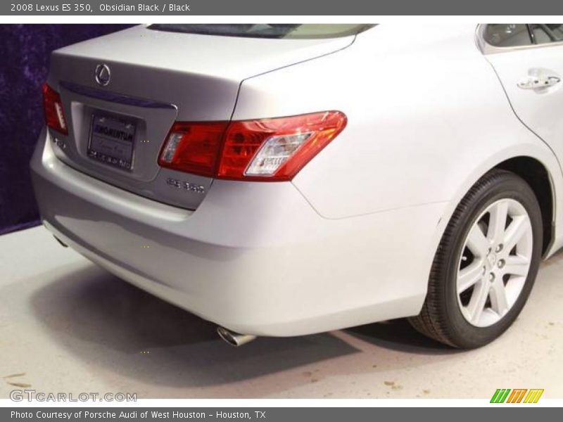 Obsidian Black / Black 2008 Lexus ES 350