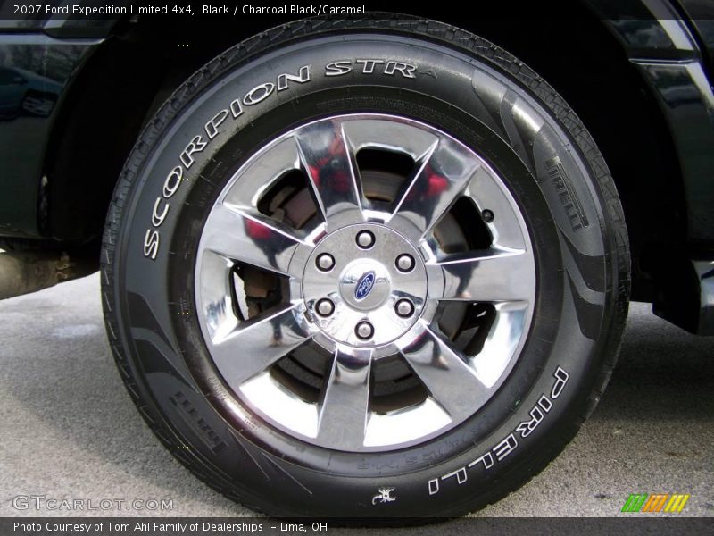 Black / Charcoal Black/Caramel 2007 Ford Expedition Limited 4x4