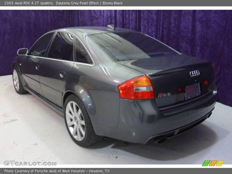 Daytona Grey Pearl Effect / Ebony Black 2003 Audi RS6 4.2T quattro