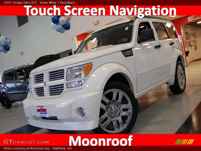 Stone White / Red/Black 2007 Dodge Nitro R/T