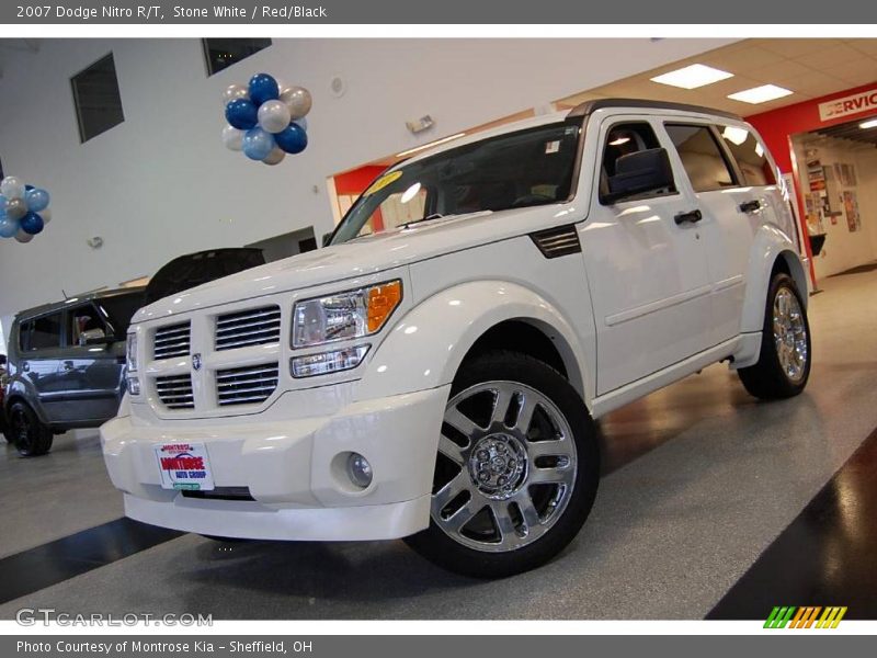 Stone White / Red/Black 2007 Dodge Nitro R/T
