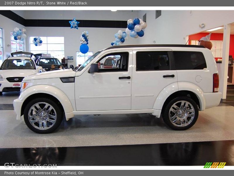 Stone White / Red/Black 2007 Dodge Nitro R/T