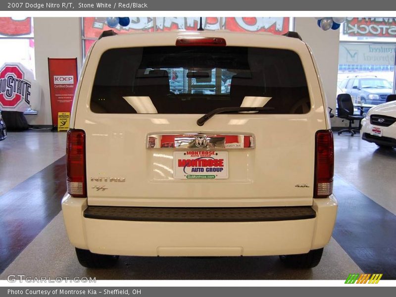 Stone White / Red/Black 2007 Dodge Nitro R/T