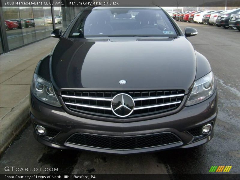 Titanium Grey Metallic / Black 2008 Mercedes-Benz CL 63 AMG
