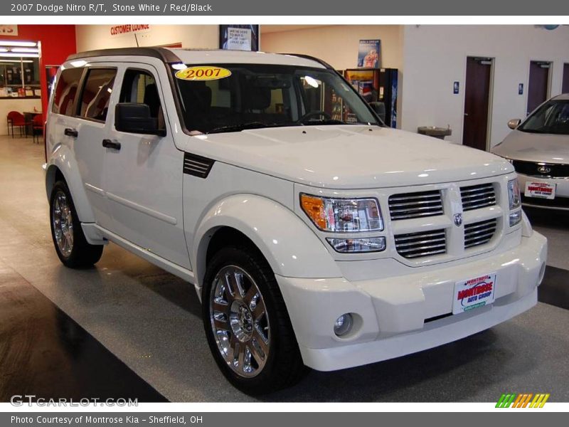 Stone White / Red/Black 2007 Dodge Nitro R/T