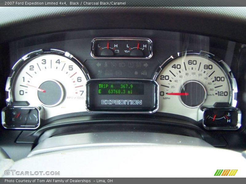 Black / Charcoal Black/Caramel 2007 Ford Expedition Limited 4x4