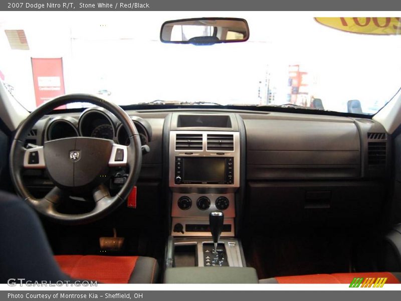 Stone White / Red/Black 2007 Dodge Nitro R/T