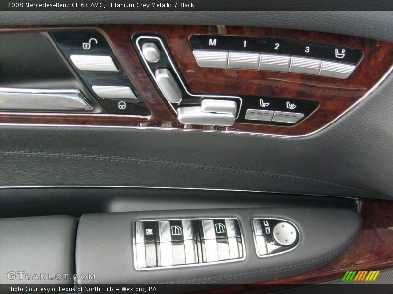 Titanium Grey Metallic / Black 2008 Mercedes-Benz CL 63 AMG