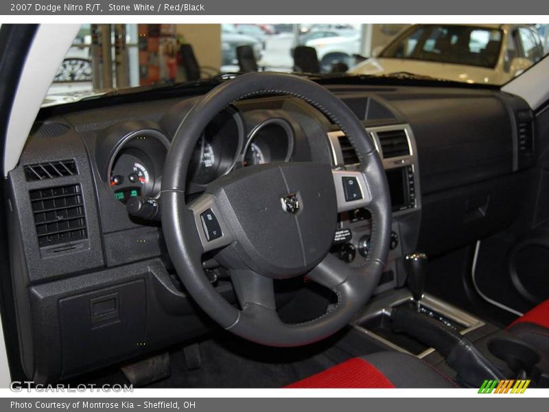 Stone White / Red/Black 2007 Dodge Nitro R/T