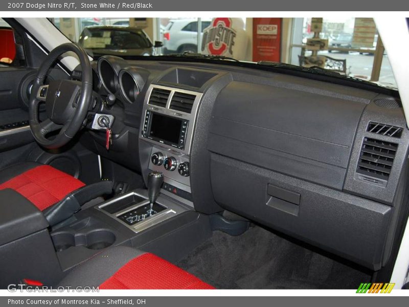 Stone White / Red/Black 2007 Dodge Nitro R/T