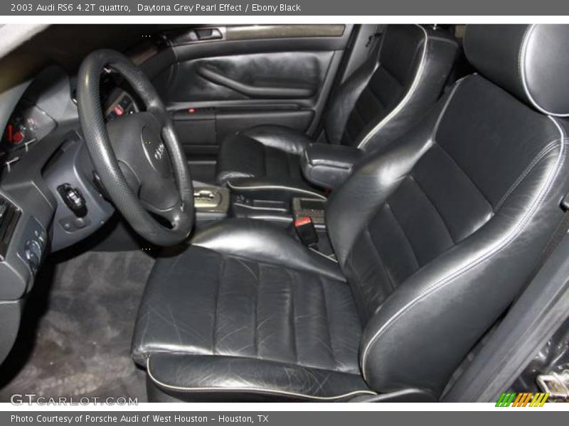 Daytona Grey Pearl Effect / Ebony Black 2003 Audi RS6 4.2T quattro