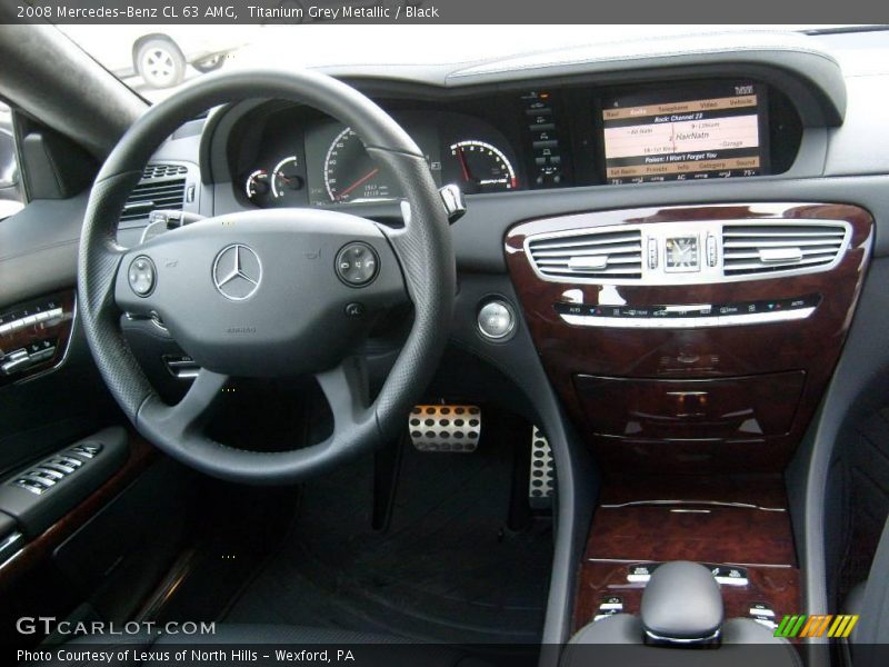 Titanium Grey Metallic / Black 2008 Mercedes-Benz CL 63 AMG