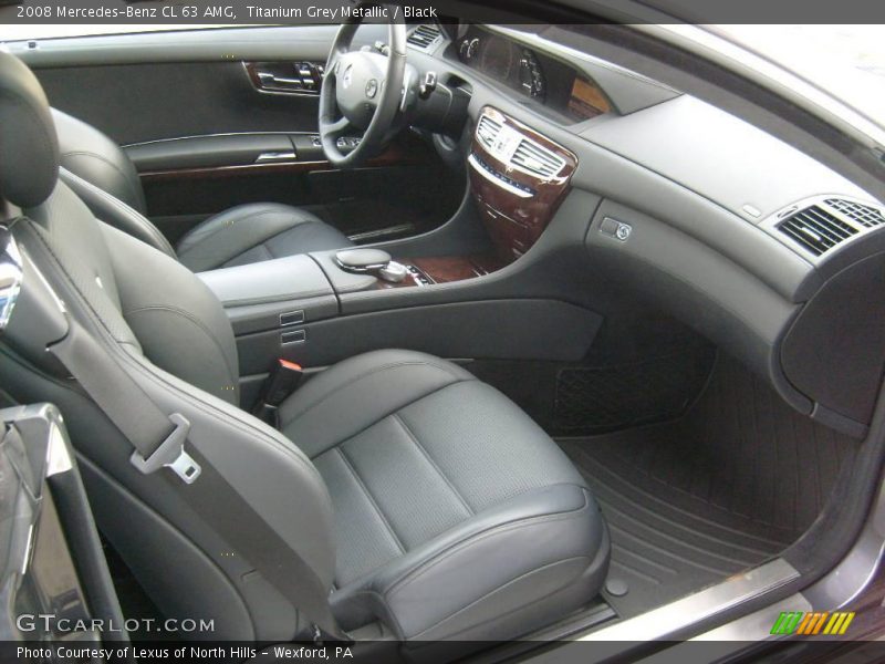 Titanium Grey Metallic / Black 2008 Mercedes-Benz CL 63 AMG