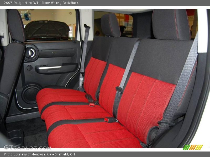 Stone White / Red/Black 2007 Dodge Nitro R/T