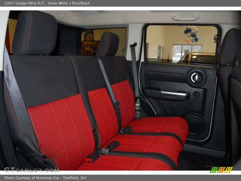 Stone White / Red/Black 2007 Dodge Nitro R/T