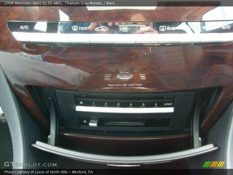 Titanium Grey Metallic / Black 2008 Mercedes-Benz CL 63 AMG