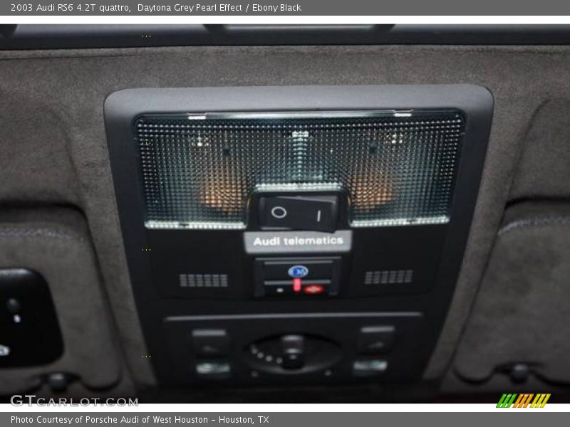 Daytona Grey Pearl Effect / Ebony Black 2003 Audi RS6 4.2T quattro
