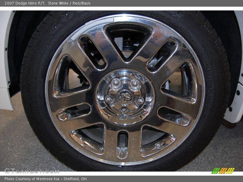 Stone White / Red/Black 2007 Dodge Nitro R/T