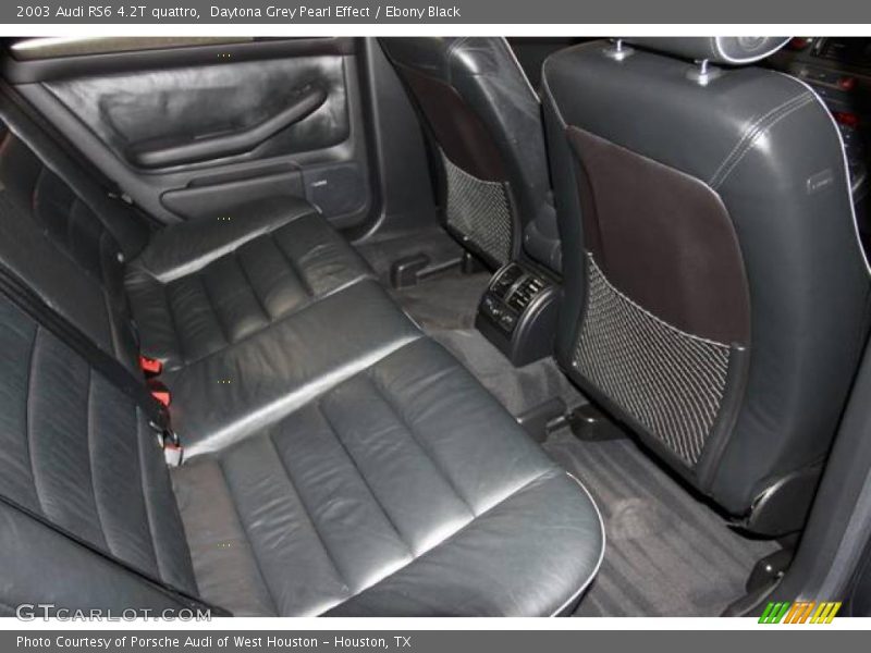 Daytona Grey Pearl Effect / Ebony Black 2003 Audi RS6 4.2T quattro