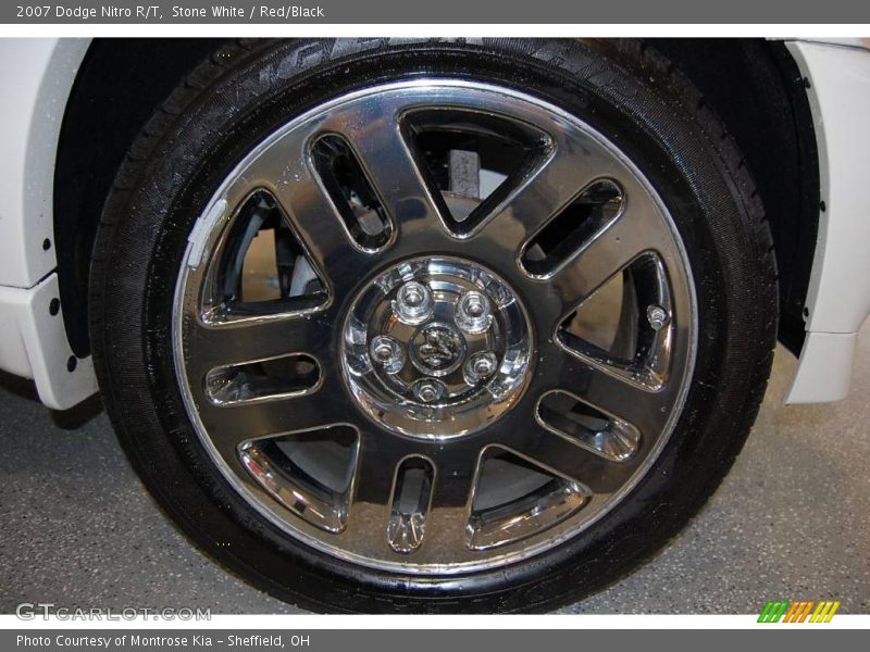 Stone White / Red/Black 2007 Dodge Nitro R/T