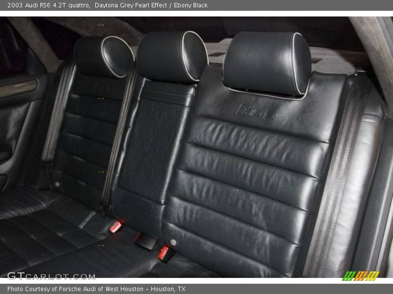 Daytona Grey Pearl Effect / Ebony Black 2003 Audi RS6 4.2T quattro