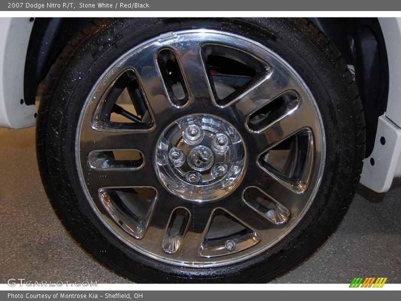 Stone White / Red/Black 2007 Dodge Nitro R/T