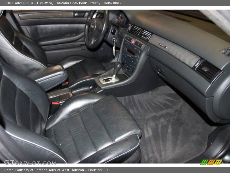 Daytona Grey Pearl Effect / Ebony Black 2003 Audi RS6 4.2T quattro
