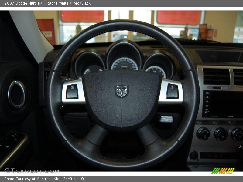 Stone White / Red/Black 2007 Dodge Nitro R/T