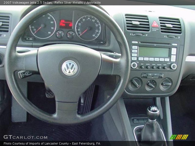 Reflex Silver Metallic / Anthracite 2007 Volkswagen Jetta 2.5 Sedan