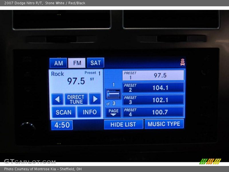 Stone White / Red/Black 2007 Dodge Nitro R/T
