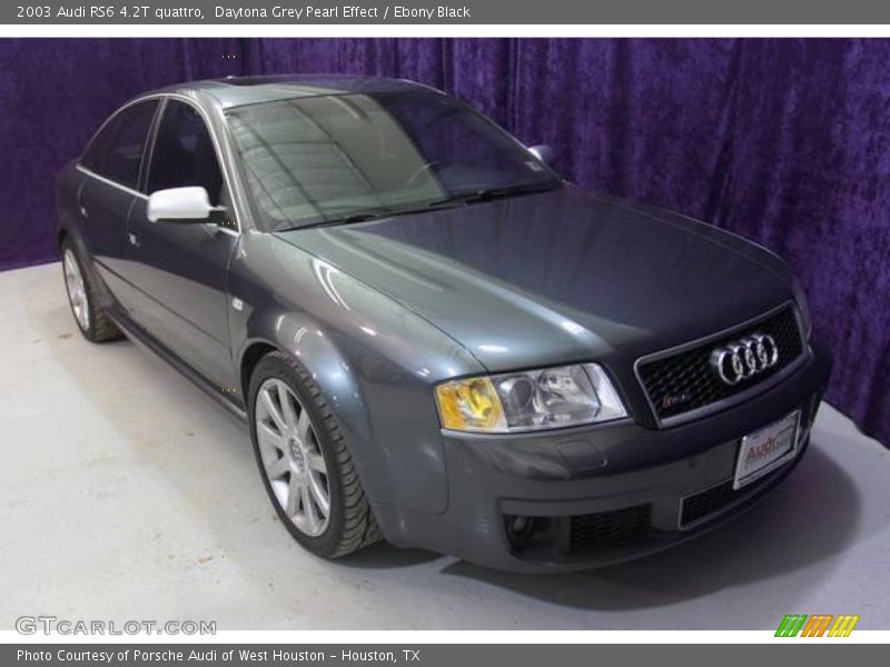 Daytona Grey Pearl Effect / Ebony Black 2003 Audi RS6 4.2T quattro